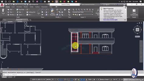 How To Making Elevation In Autocad House Elevation Autocad 2017 3d House Lesson 67 Youtube