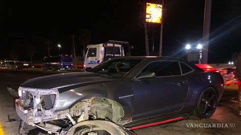 Joven En Estado De Ebriedad Destroza Su Camaro Al Perder El Control