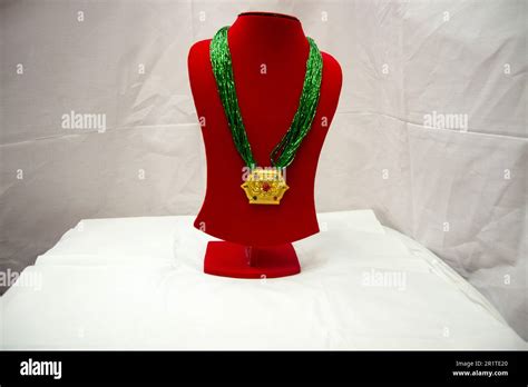 Nepali Traditional And Cultural Jewellery Necklace Stock Photo Alamy