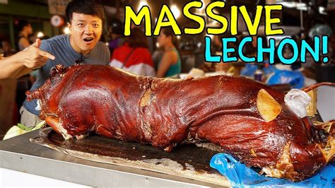 Mind Blowing Lechonroast Pig In Cebu Philippines First Time Trying