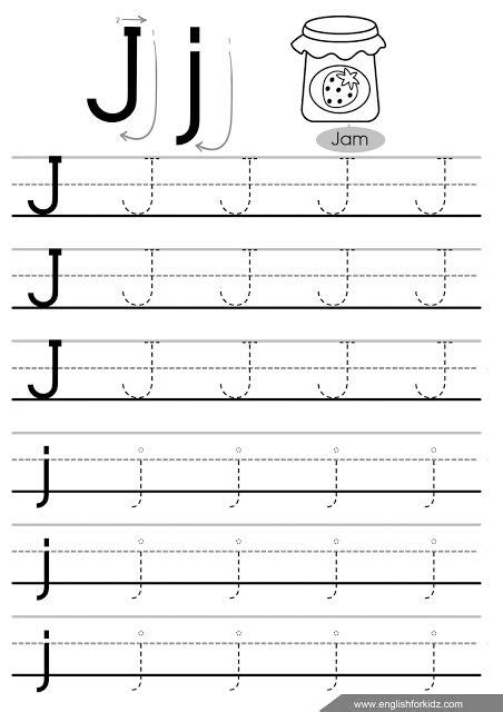 Letter j tracing worksheet | Tracing worksheets, Tracing worksheets ...