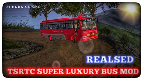 Tsrtc Super Luxury Bus Mod Realsed For Bus Simulator Indonesia By Pbrks