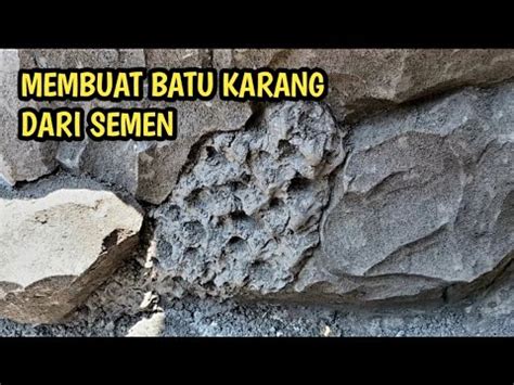 Cara Membuat Relief Tebing Batu Dan Karang Youtube