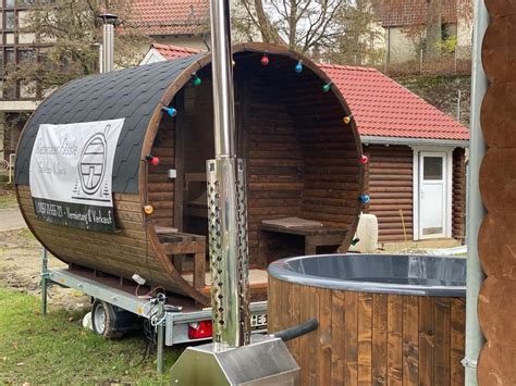 Mobile Sauna Hot Tub Fasssauna Sauna In Baden Württemberg Aspach