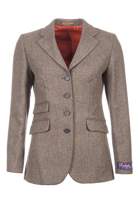 Ladies Long Tweed Blazer Uk Womens Casual Tweed Blazer Rydale