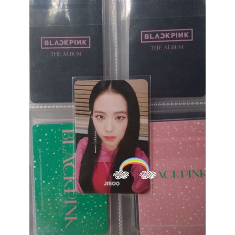 Jual Pc Photocard Jisoo Blackpink Album Square Up Pink Ver Official