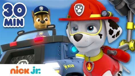 Paw Patrol 30 Mins Of Adventure Bay Rescues Nick Jr Youtube