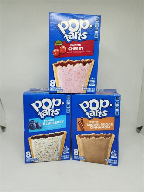 Pop Tarts Assorted Flavors Box, Food & Drinks, Packaged & Instant Food ...