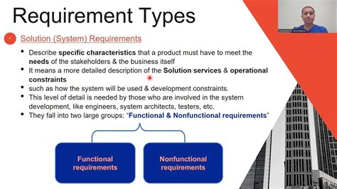 Solution Requirements Lec 60 Business Analysis Fundamentals Youtube