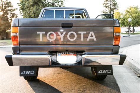 Toyota Tacoma Extended Cab Pickup 1987 Dark Grey Metallic For Sale Jt4rn67p1h5087677 1987