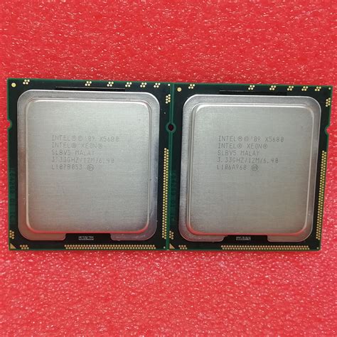 Matching pair Xeon X5675 X5680 X5687 X5690 LGA 1366 CPU Processor US ...