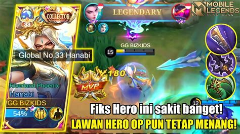 DAMAGE HANABI UDAH GAK BISA DIRAGUKAN LAGI LAWAN HERO OP PUN TETAP