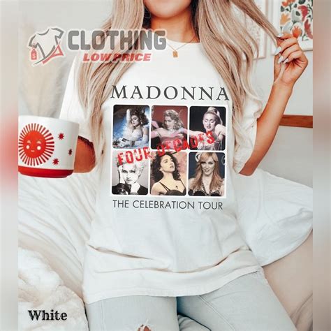 Madonna The Celebration Tour 2023 Shirt, Madonna Tour Merch Hoodie, Madonna 2023 Concert Shirt ...