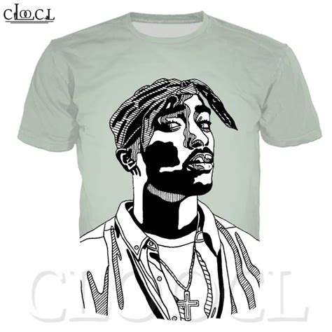 3D Print Rapper Tupac Casual T Shirt 2pac Men Women Amaru Shakur T