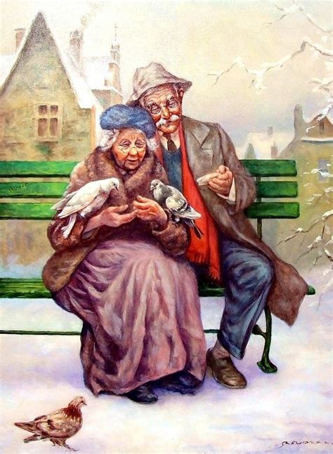 Милый старичок рисунок (31 фото)