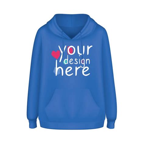 Design Your Own Custom Royal Blue Hoodie Your Design Hoodie And Make It Unique