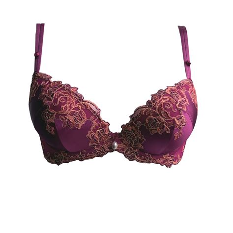 Ambra Lingerie Bh S Silk Fuchsia Oil Push Bh Rood Italian Design