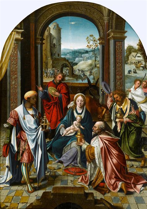 Antwerp School — The Adoration Of The Magi C 1527 1412x2000 Three Magi Renaissance Artworks