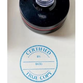 Shop Certified True Copy Stamp For Sale On Shopee Philippines