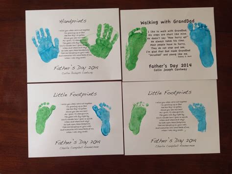 Printable Father's Day Footprint Poem