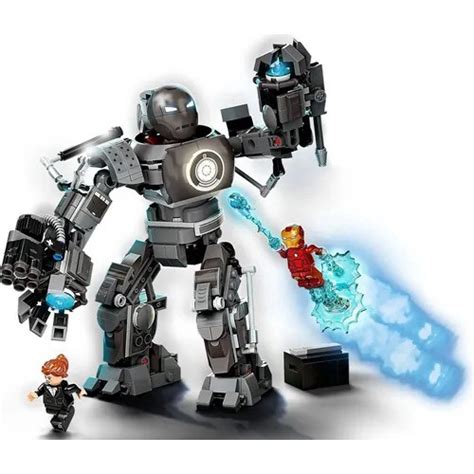 Lego Marvel Iron Man Robo Armadura A Amea A De Iron Monger