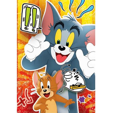 Tom és Jerry Supercolor 3 az 1 ben puzzle 3x48db os Clementoni