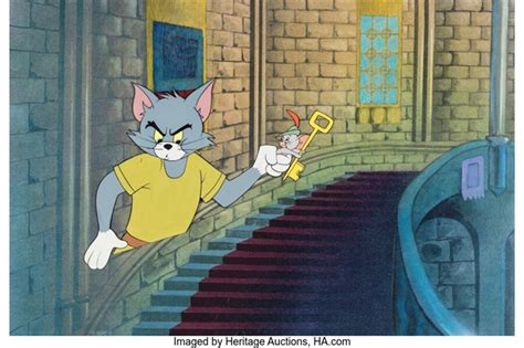 Tom And Jerry Robin Hoodwinked Tom And Tuffy Production Cel Mgm 1958