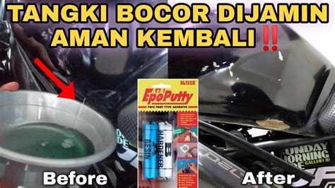 Simpel Cara Menambal Tangki Yg Bocor Pakai Lem Porting Dijamin Awet