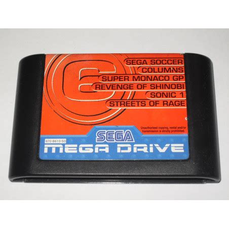 M6 compilation 6 jeux Jeu vidéo Sega Megadrive