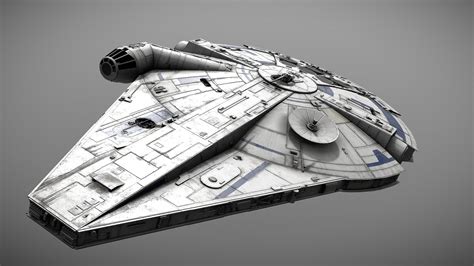 Star Wars Millenium Falcon Lando 3d Model By Vadim2020 Mahaknox