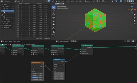 How To Control The Material Index Factor Through Geometry Nodes And Set Materials Blender