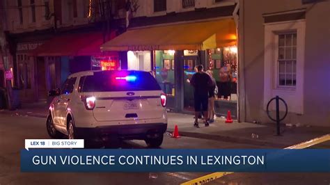 Lexington Sees Uptick In Gun Violence