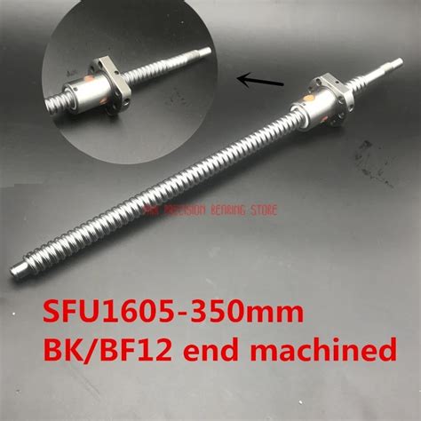 2023 New Linear Rail AXK Sfu1605 350mm Ball Screw Set 1 Pc Rm1605 350mm