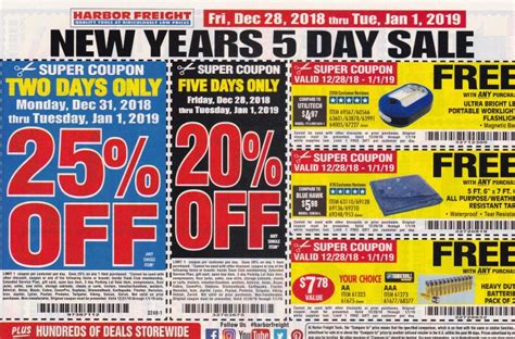 Harbor Freight 25 Off Coupon 2 Days Only 123118 1119