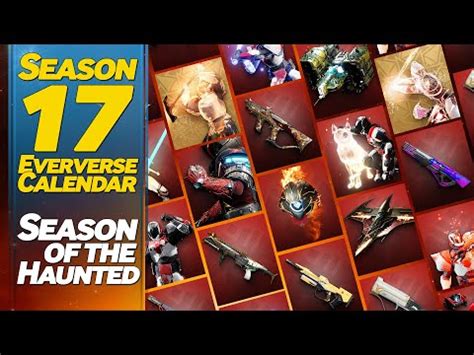 Destiny Season Of The Haunted Eververse Calendar Season Youtube