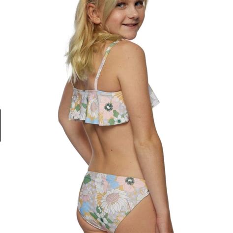 O Neill Swim Oneill New Twiggy Ruffle Bikini Swimsuit Set Poshmark