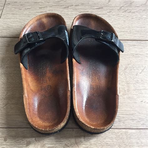 Birkenstock Relax Womens Sandals Uk 4 Eu 37 Black Slip Ons Ebay