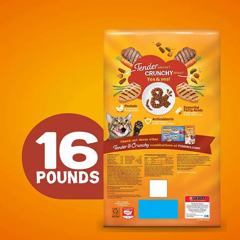 Purina Friskies Adult Dry Cat Food Tender And Crunchy Combo Chicken