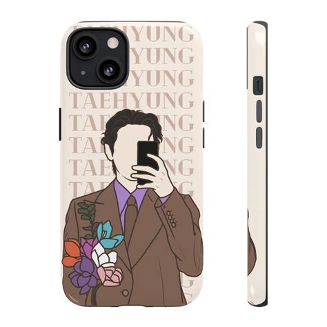 BTS V Phone Case Bts Taehyung Phone Case BTS Tough Cases Etsy