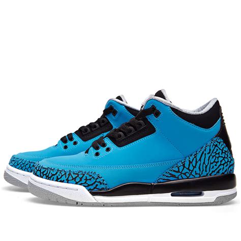 Nike Air Jordan III Retro 'Powder Blue' Dark Powder Blue | END.