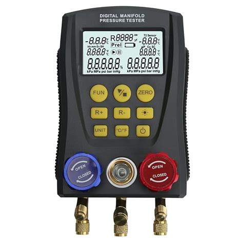 Buy Digital Manifold Gauge Set Hvac System Vacuum Pressure Leakage