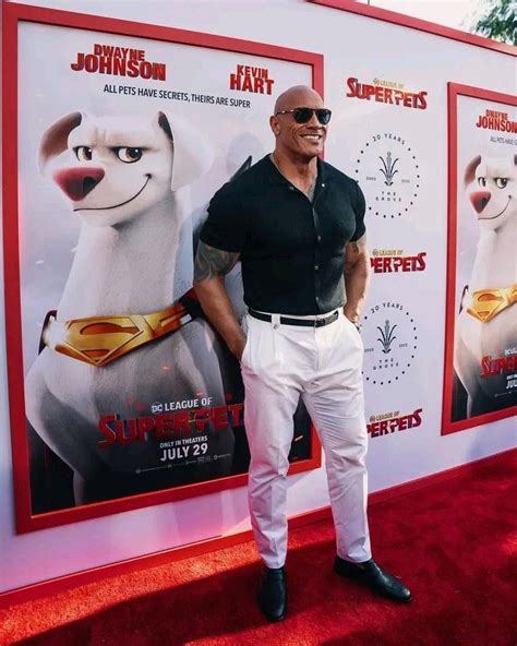 Dwayne Johnson The Rock Mega Event Of DC S Superhero Film SuperPet