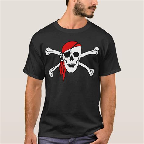 Pirate Skull And Crossbones Tee Shirt Zazzle