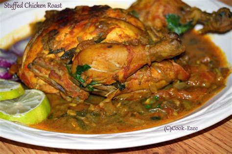 Cook Ezee Kozhi Nirachathu Malabar Style Stuffed Chicken Roast In