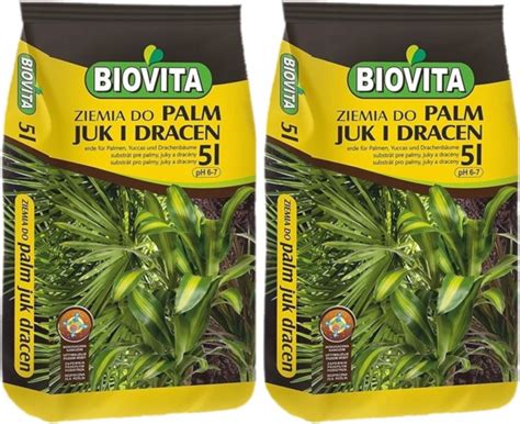 Ziemia Podłoże Do Palm Juki Dracen 10L Biovita Ceny i opinie Ceneo pl