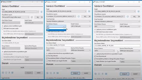 USB ile format nasıl atılır UEFI Windows kurulumu SDN