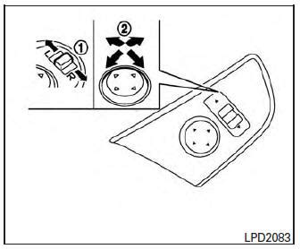 Nissan Rogue Owners Manual Outside Mirrors Mirrors Pre Driving