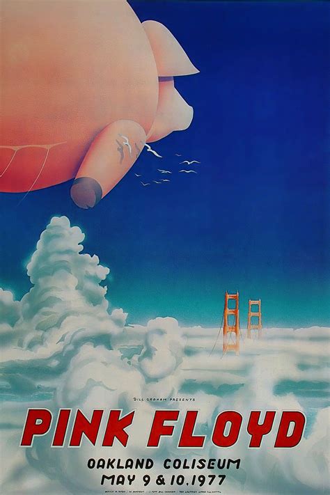 Vintage Rare Collectible Pink Floyd Oakland Etsy In 2021 Pink Floyd Concert Poster Pink