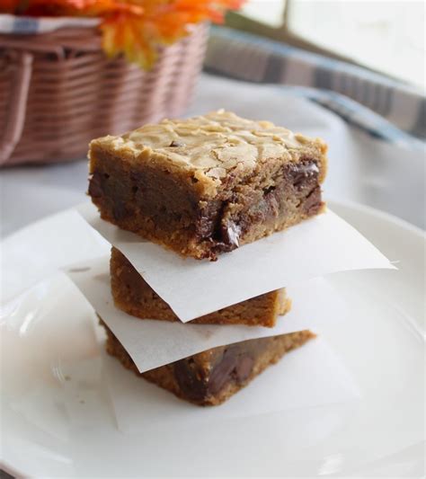 Browned Butter Chocolate Chunk Blondies My Recipe Reviews