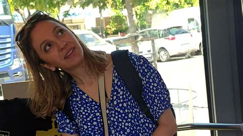 Pretty Blonde Mom S Feet In White Mjus KETTA Sandals Faceshot Feet9